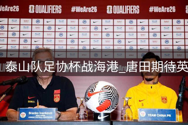 泰山队足协杯战海港 唐田期待英雄助阵晋级